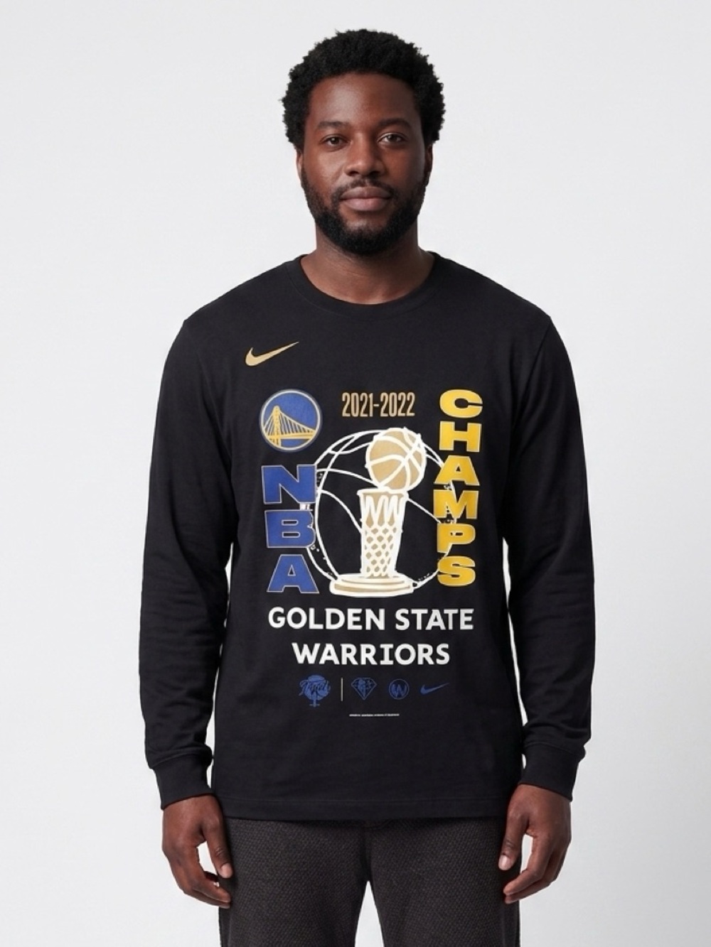 Golden State Warriors Nike 2022 NBA Finals Champions Locker Room Long Sleeve